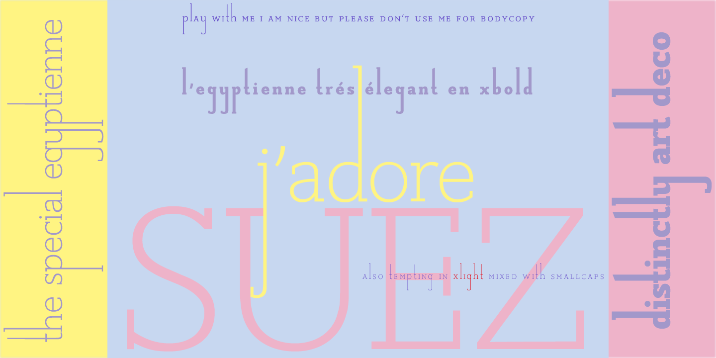 Suez Font Poster #1