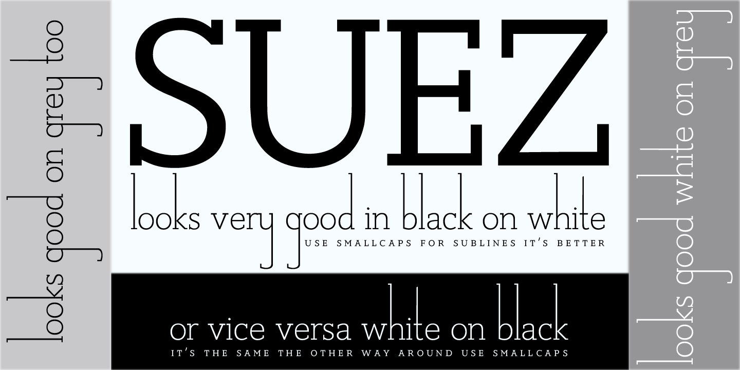 Suez Font Poster #1