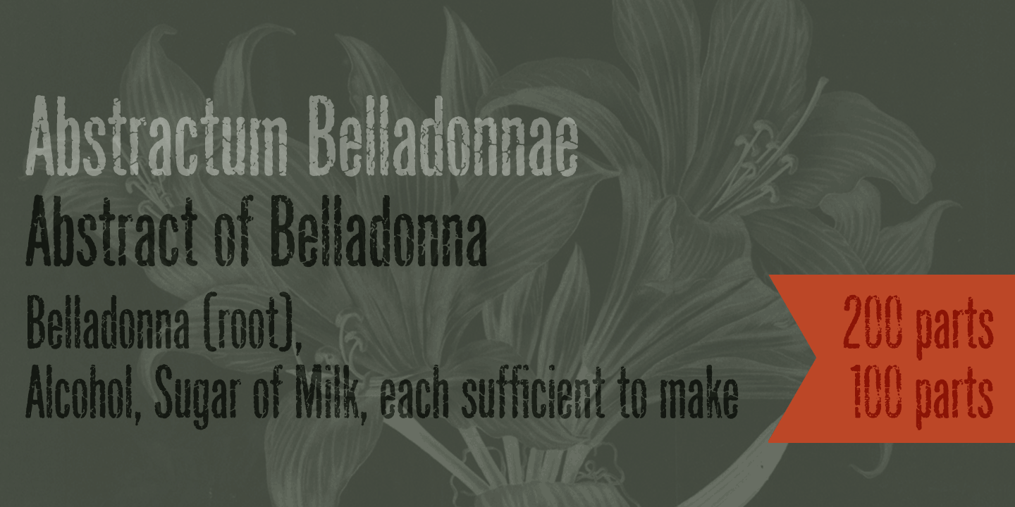 Condemned Font Poster #1