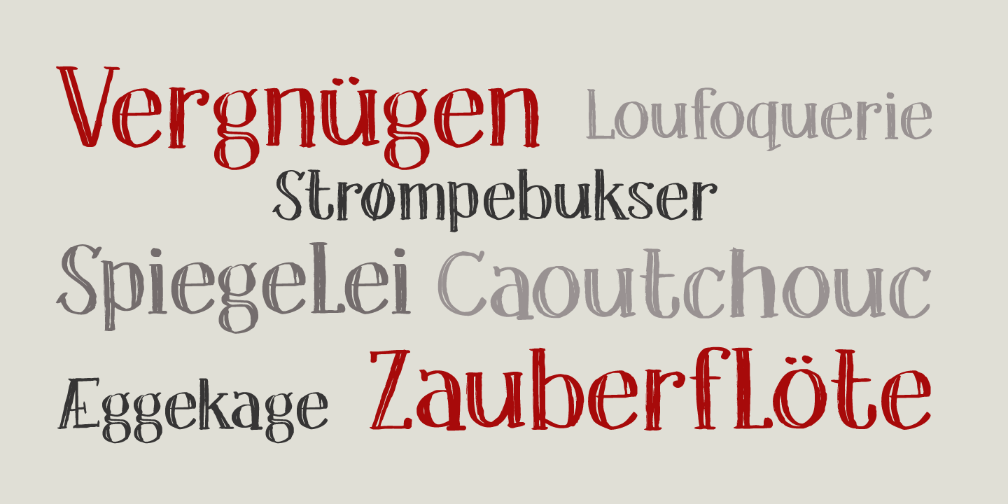 Office Squeeze Font Poster #1