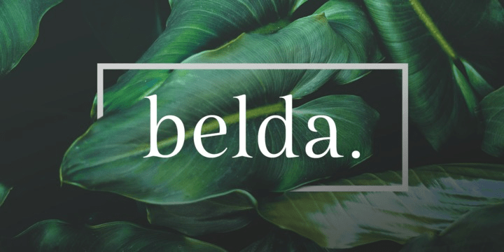 Belda Font Poster #1