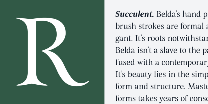 Belda Font Poster #1