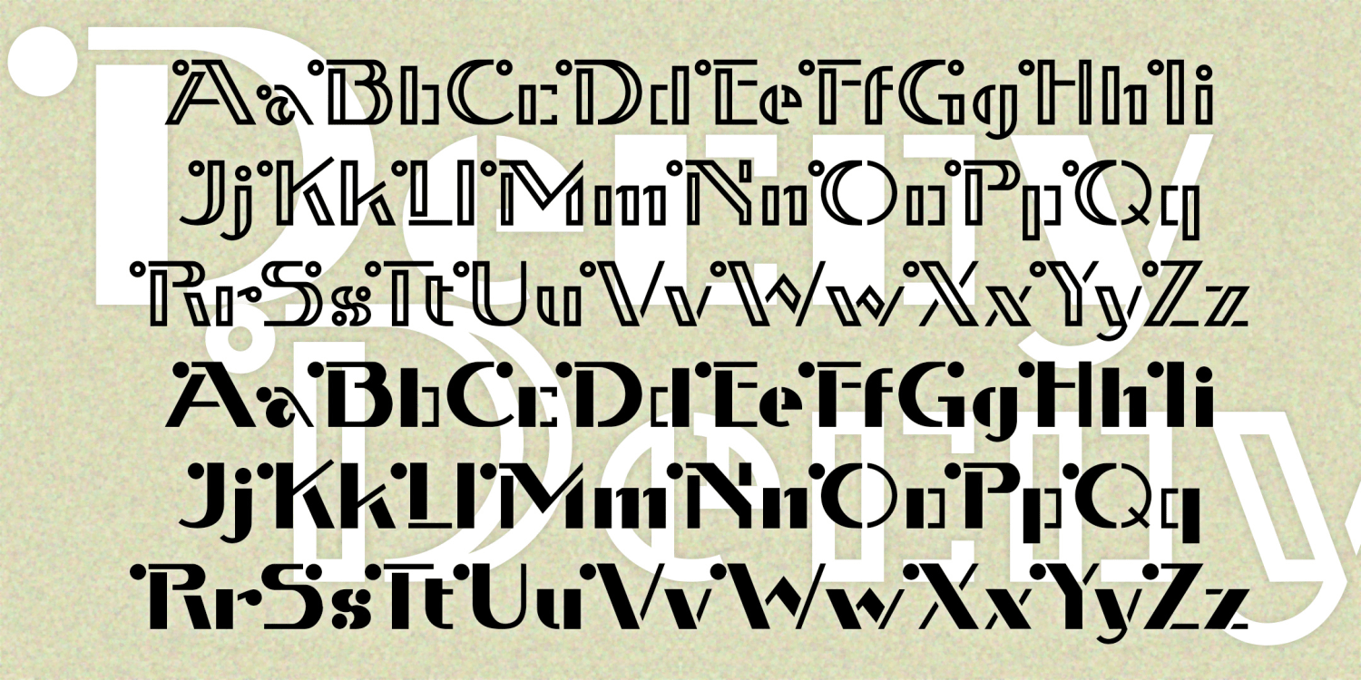 Decoy Font Poster #2