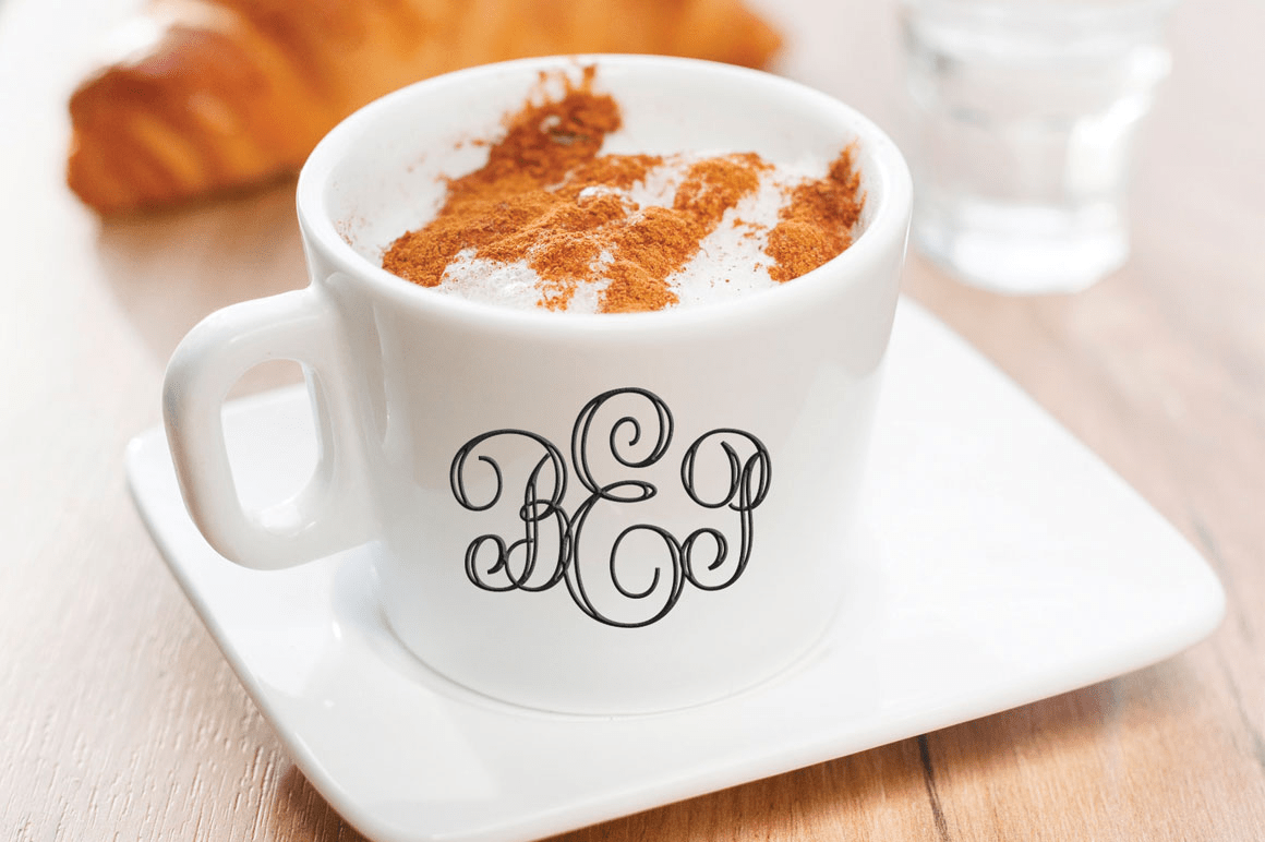Mode Monograms Font Poster #1