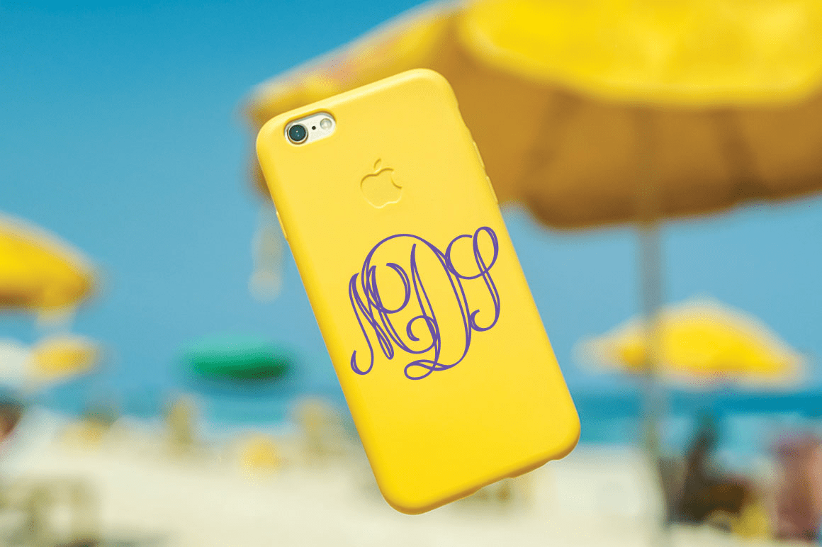Mode Monograms Font Poster #1