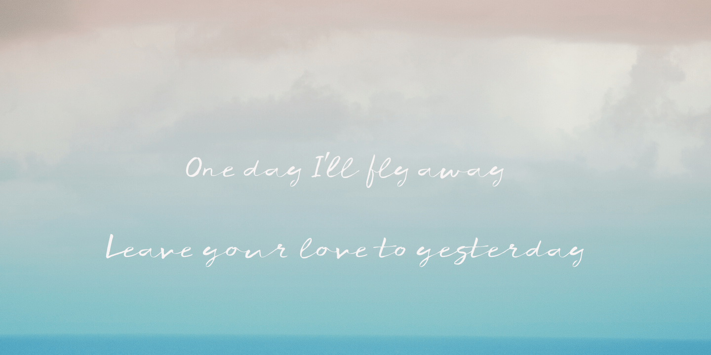 Concertina Font Poster #1