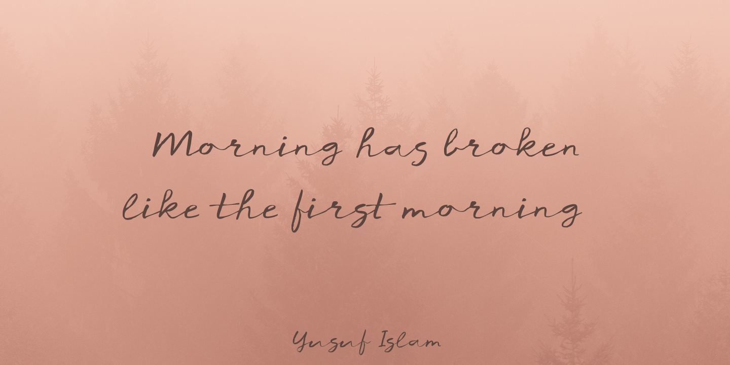 Concertina Font Poster #1