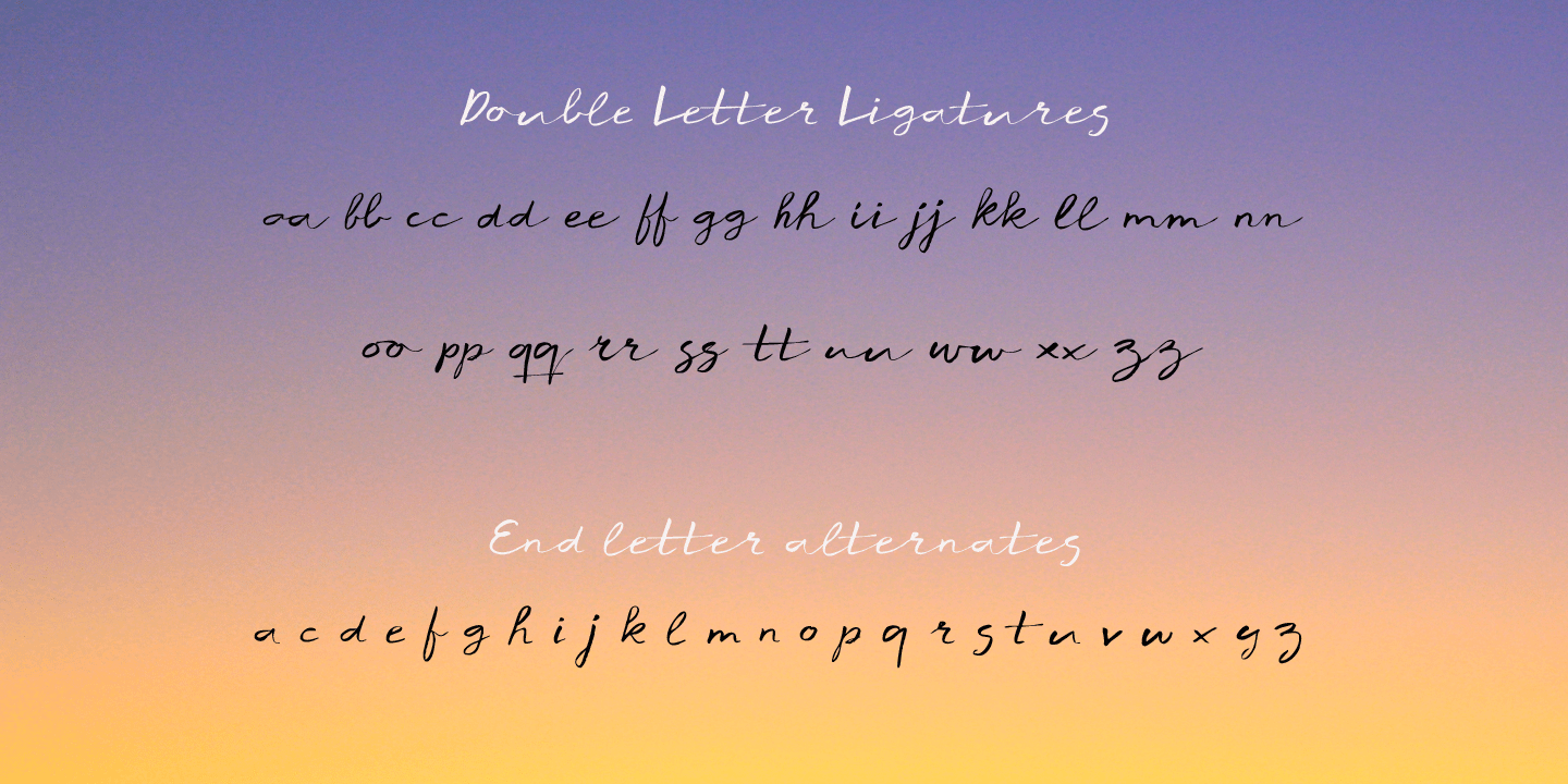 Concertina Font Poster #1