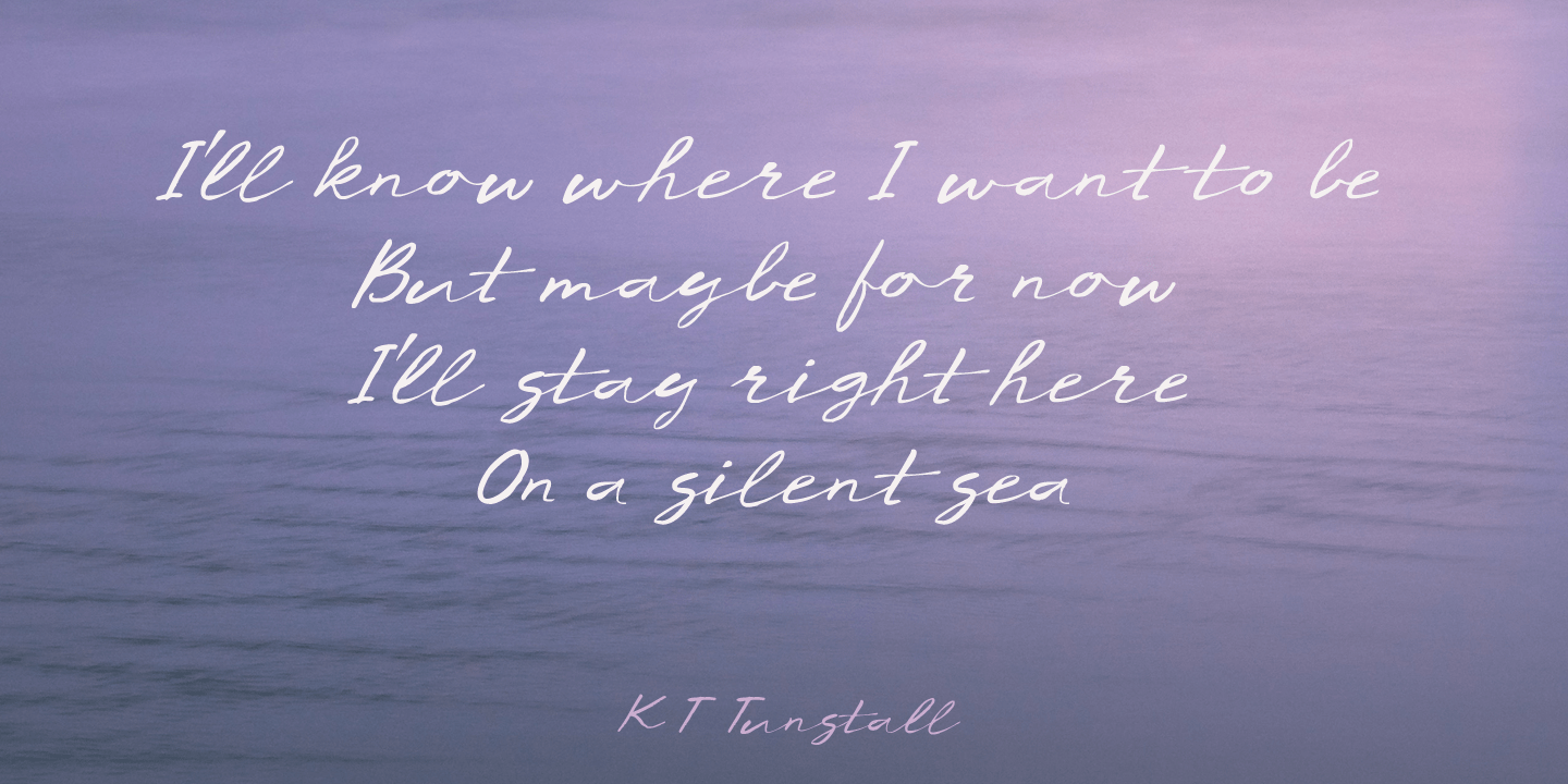 Concertina Font Poster #1