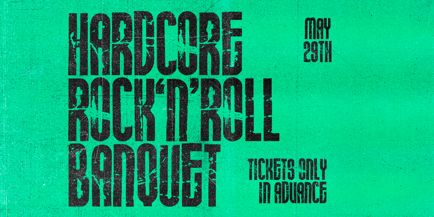 Rock It Font Poster #1