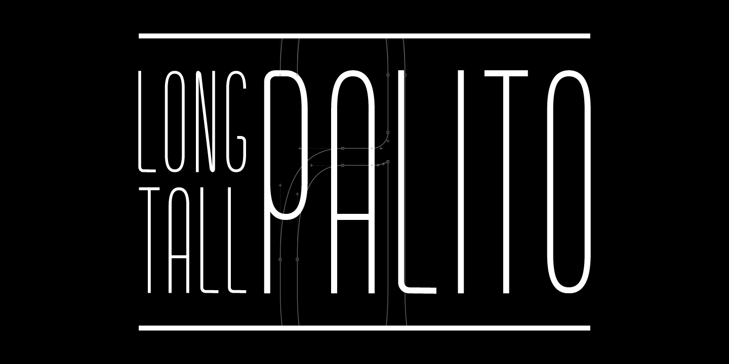 Long Tall Palito Font Poster #1