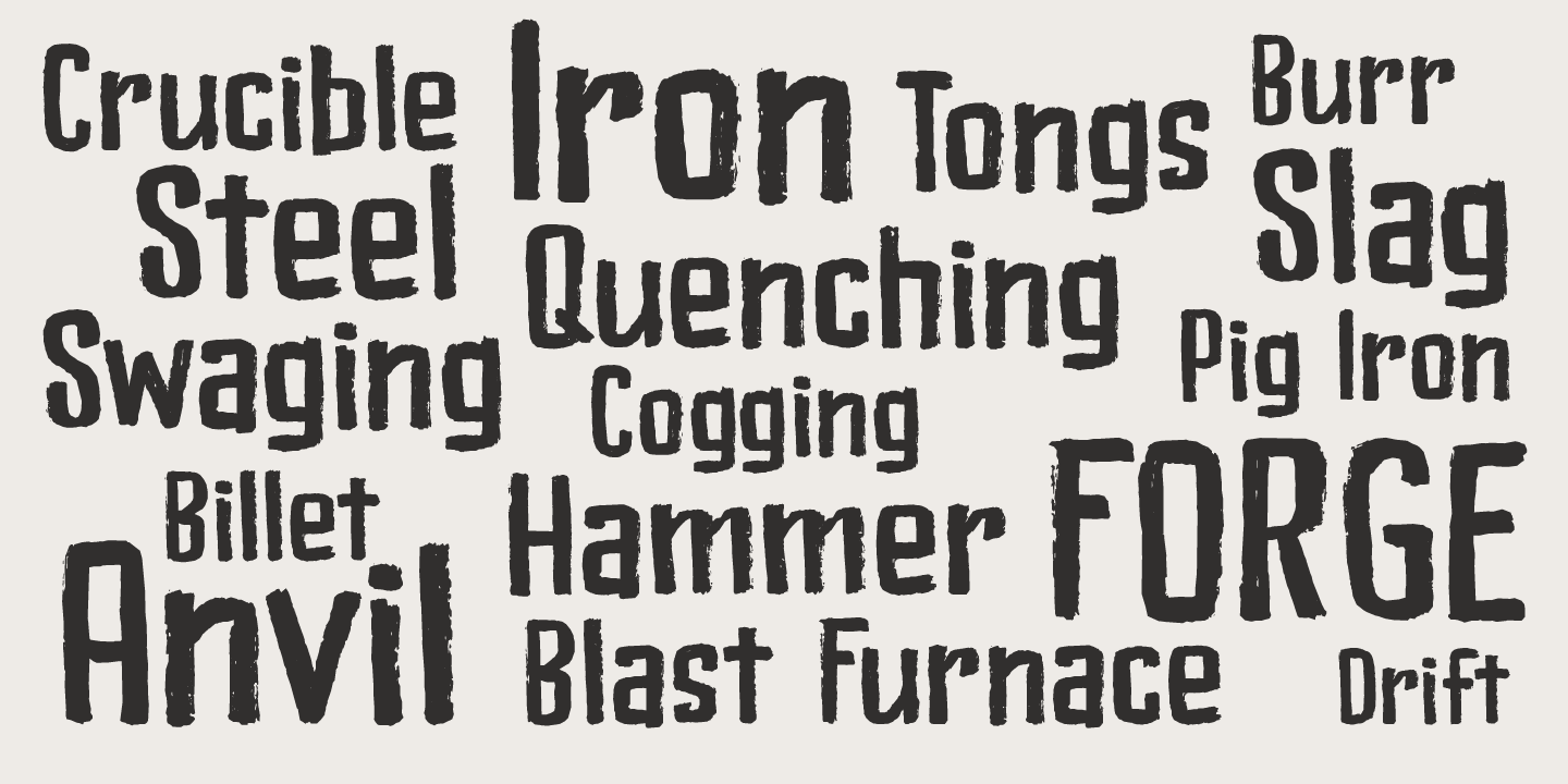 Bladesmith Font Poster #1