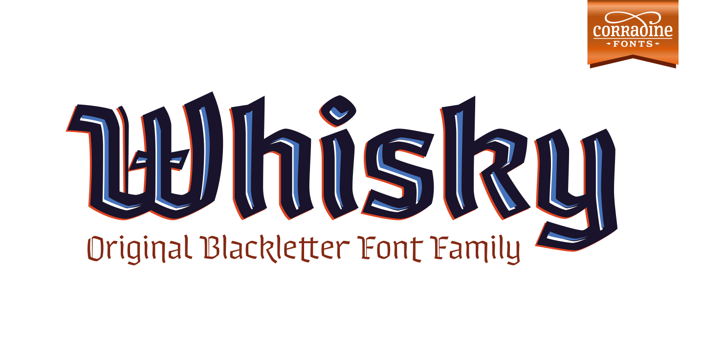 Whisky Font Poster #1