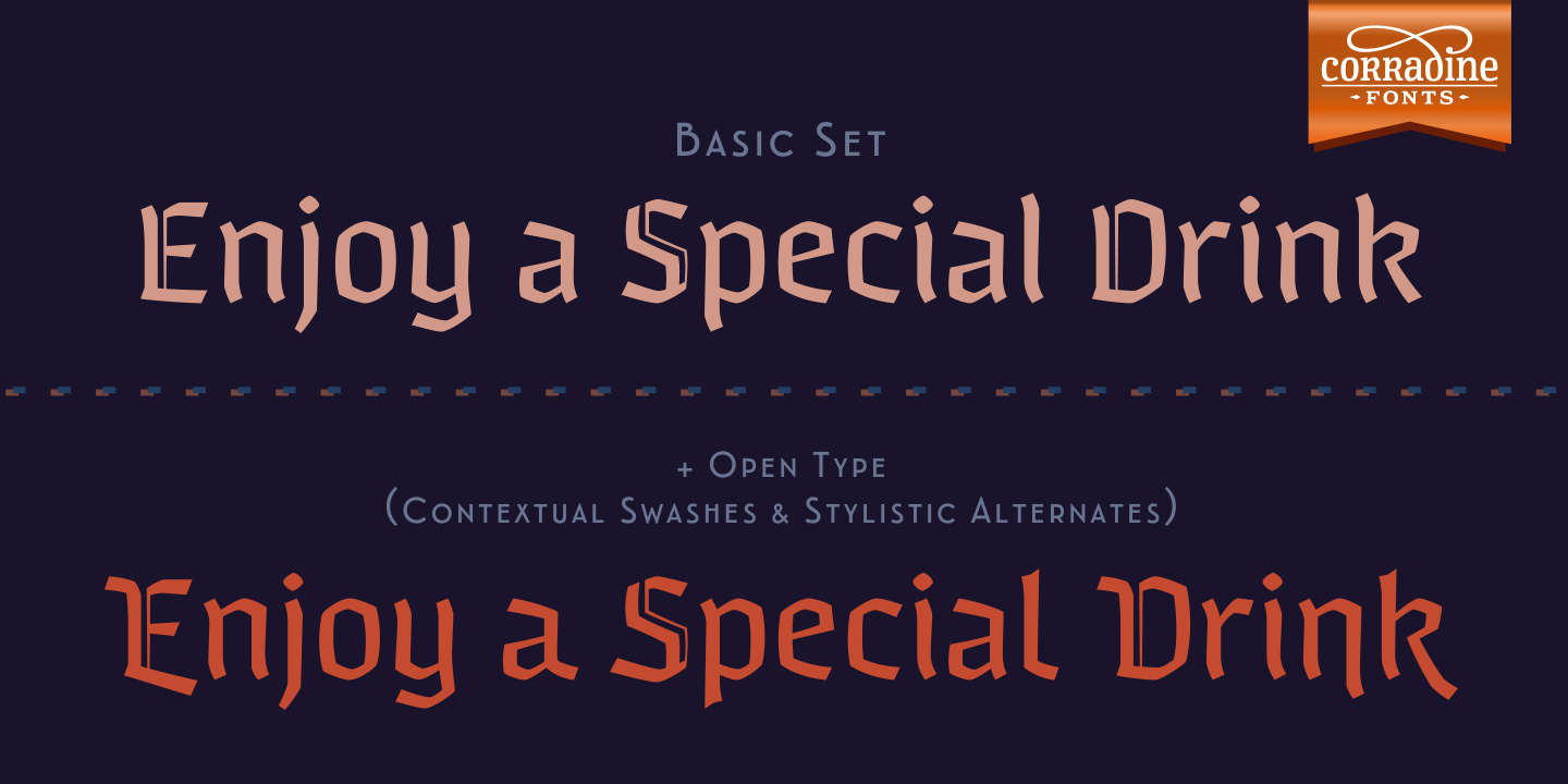 Whisky Font Poster #1