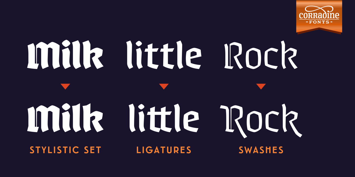 Whisky Font Poster #1