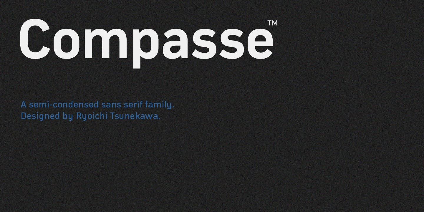 Compasse Font Poster #1