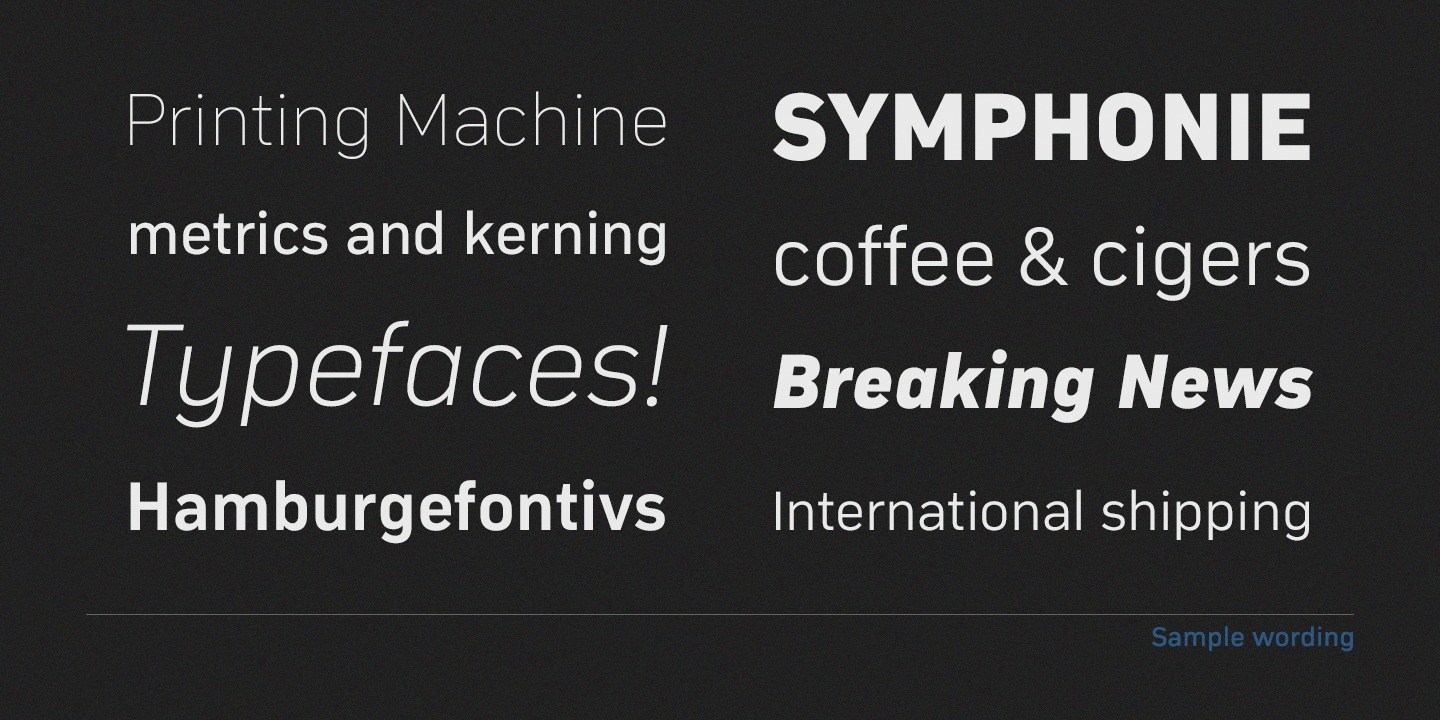 Compasse Font Poster #1