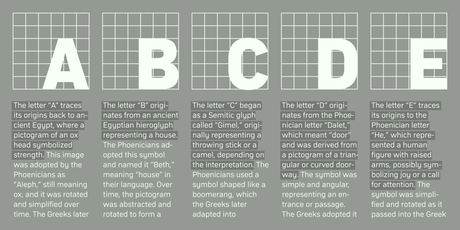 Compasse Font Poster #9