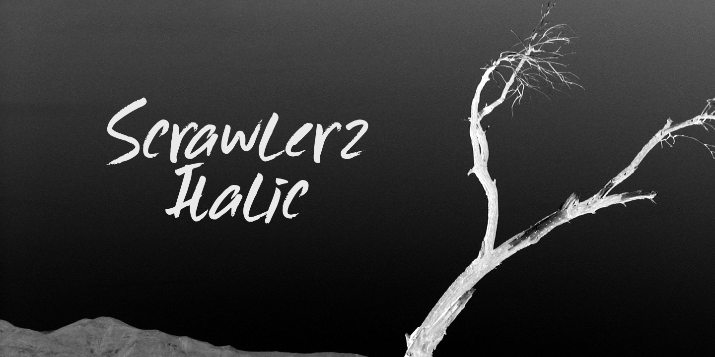 Scrawlerz Font Poster #1