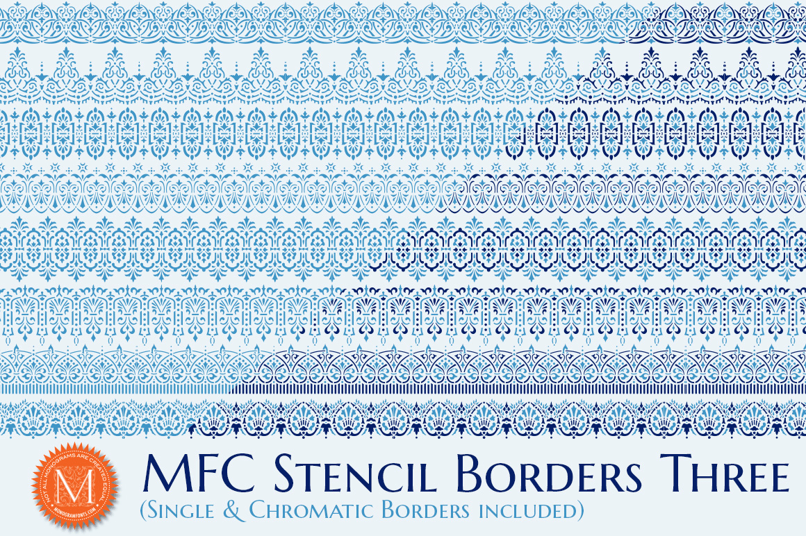 MFC Stencil Borders Three Poster