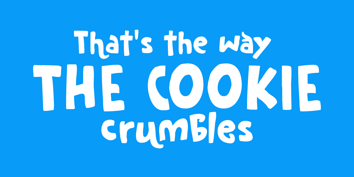 Cookie Crumble Font Poster #1