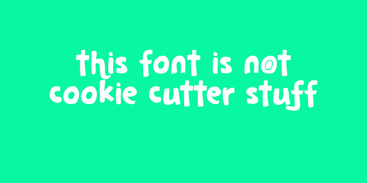 Cookie Crumble Font Poster #1