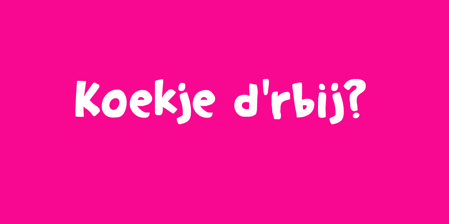 Cookie Crumble Font Poster #1