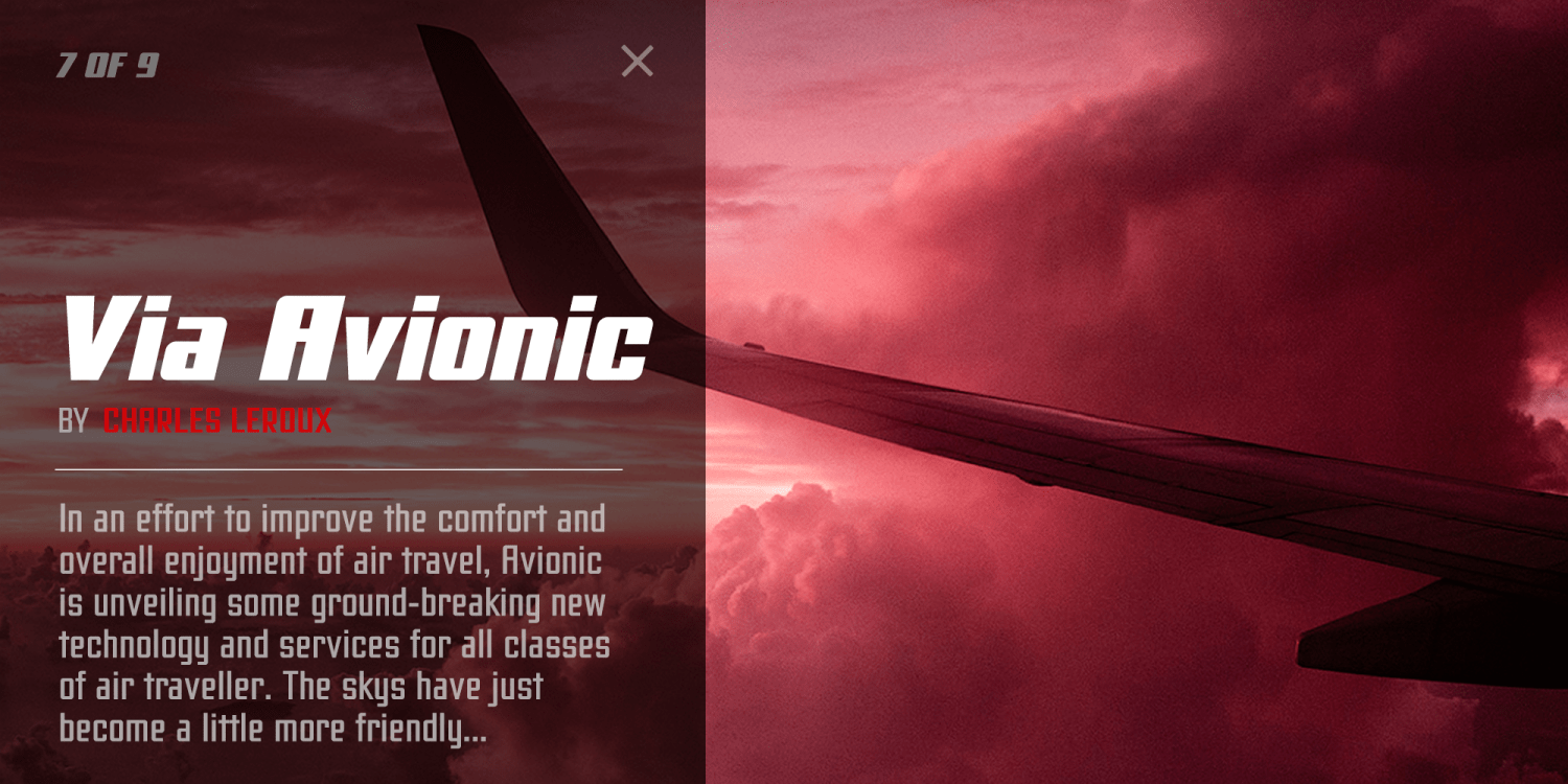 Avionic Condensed Font Poster #1