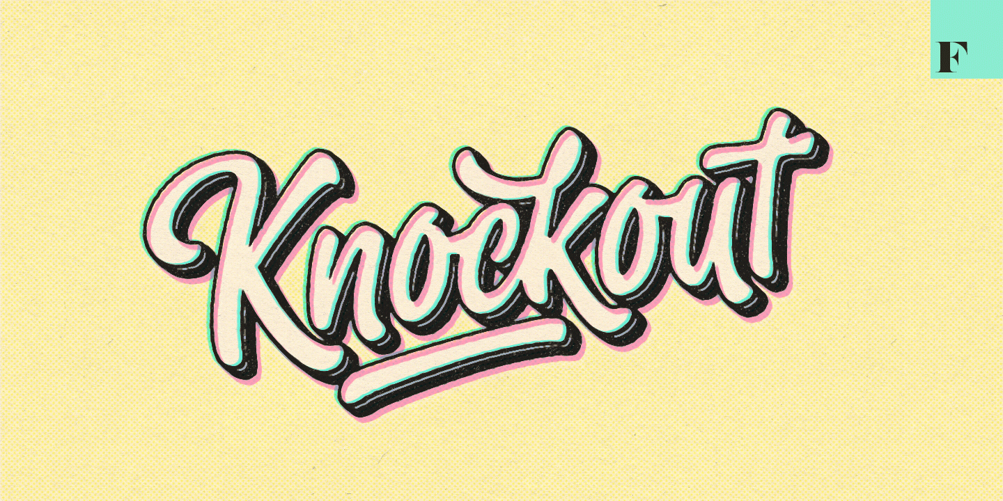 Slacker Font Poster #1