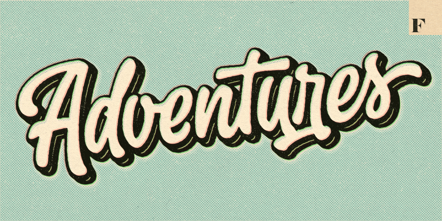 Slacker Font Poster #1