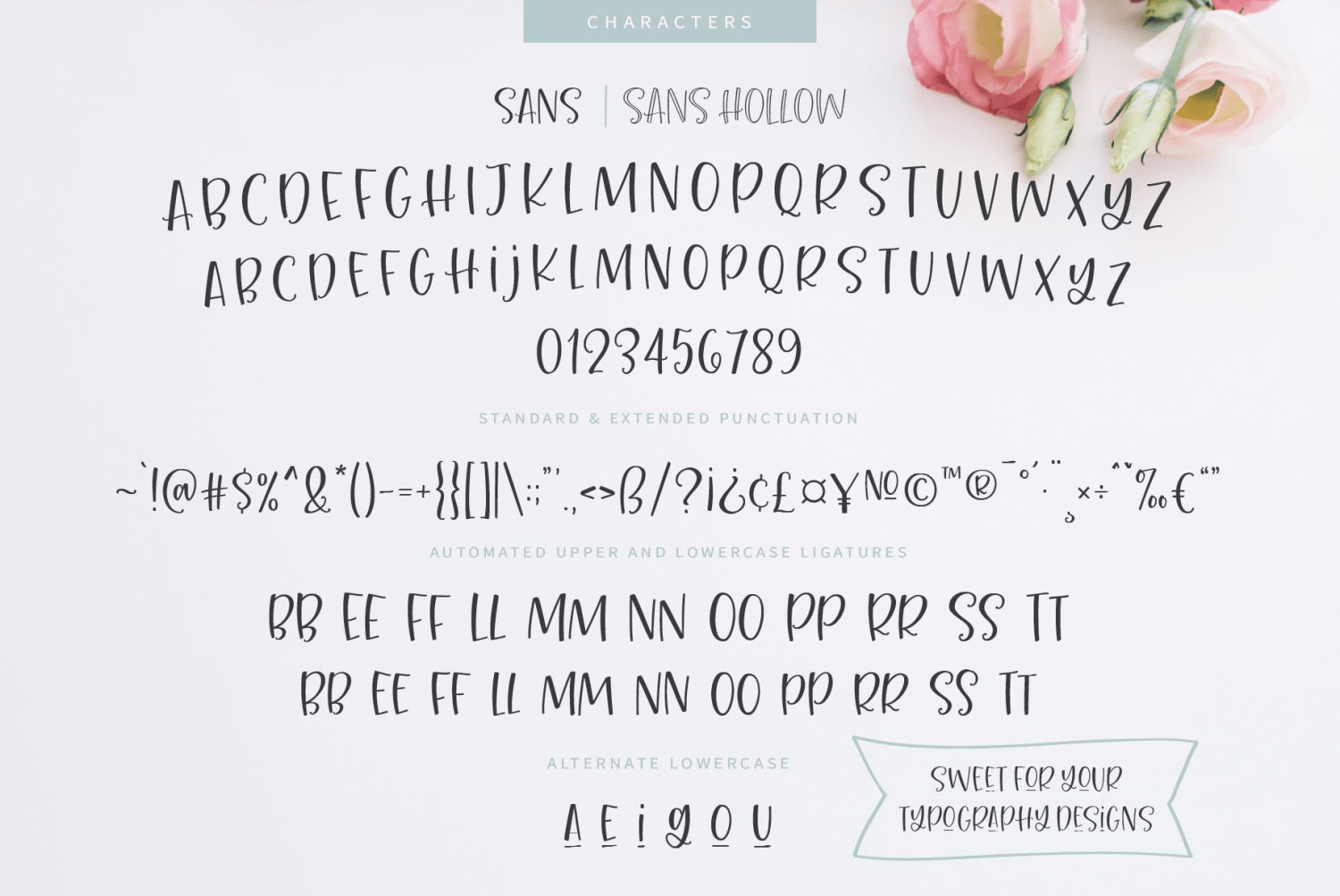 Roseroot Cottage Font Collection Font Poster #1