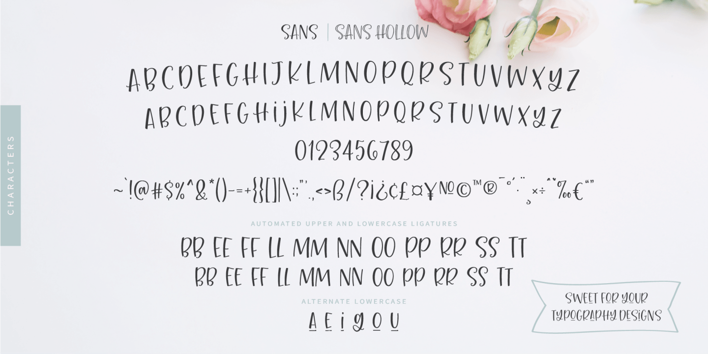 Roseroot Cottage Font Collection Font Poster #14