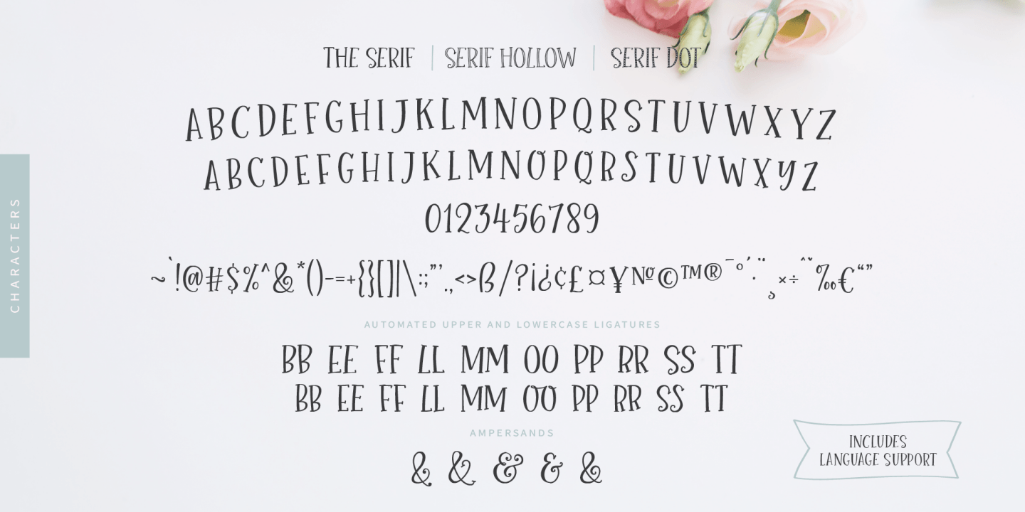 Roseroot Cottage Font Collection Font Poster #15