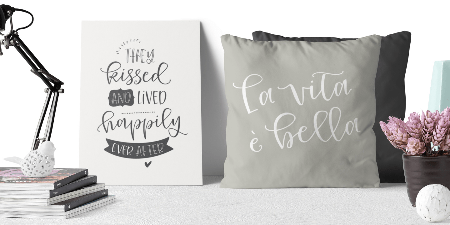 Roseroot Cottage Font Collection Font Poster #17