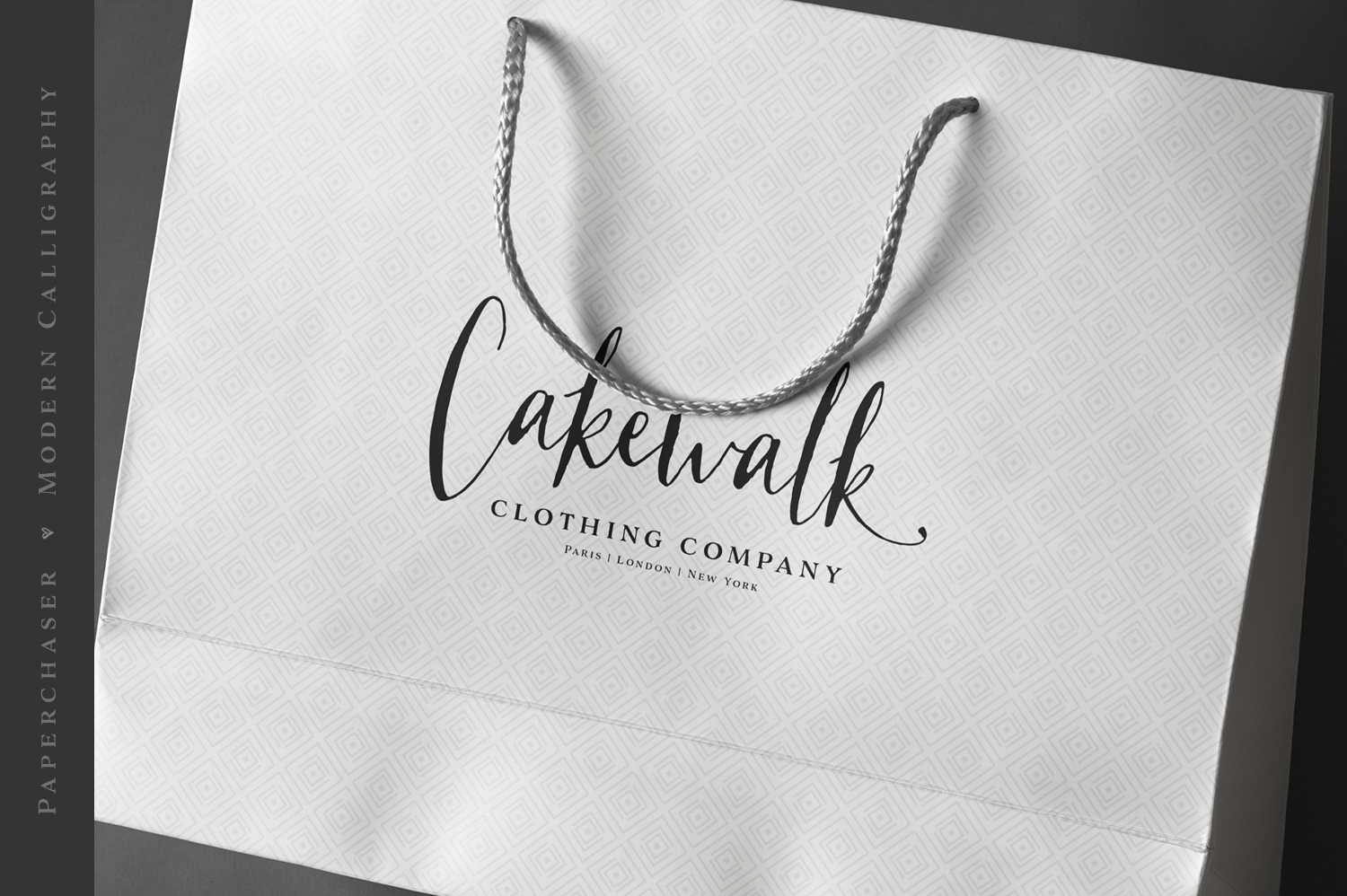 Paperchaser Calligraphy Font Poster #1