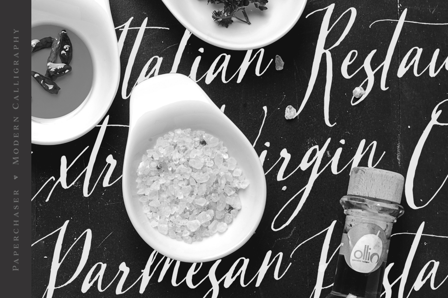 Paperchaser Calligraphy Font Poster #1