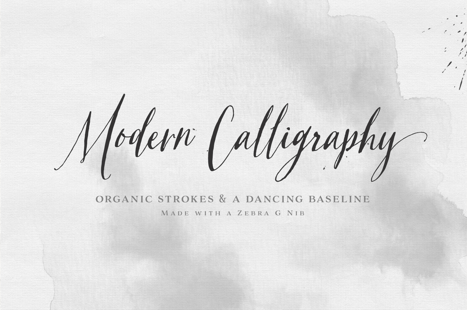 Paperchaser Calligraphy Font Poster #1