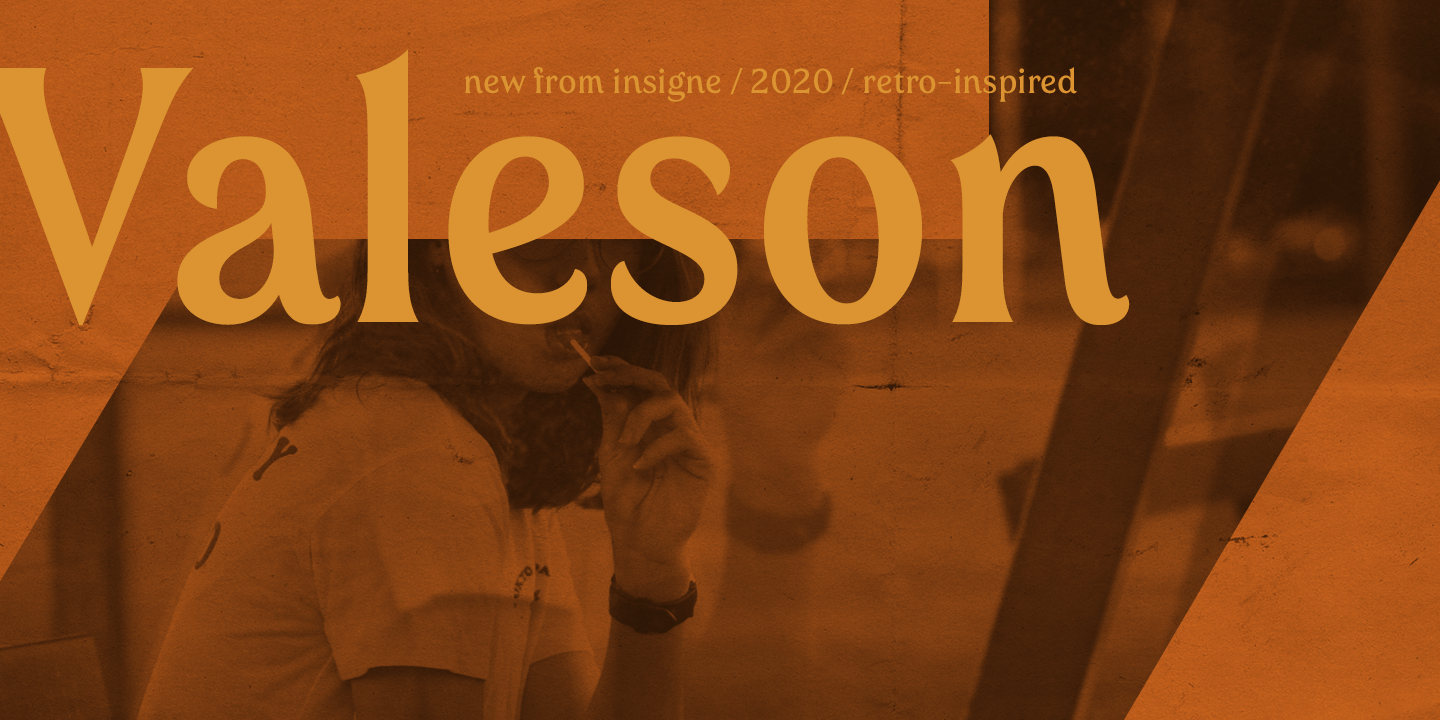Valeson Font Poster #1