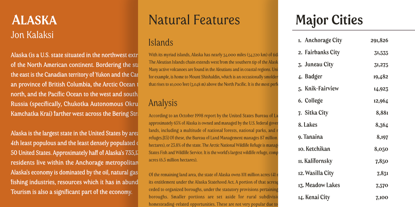 Valeson Font Poster #1