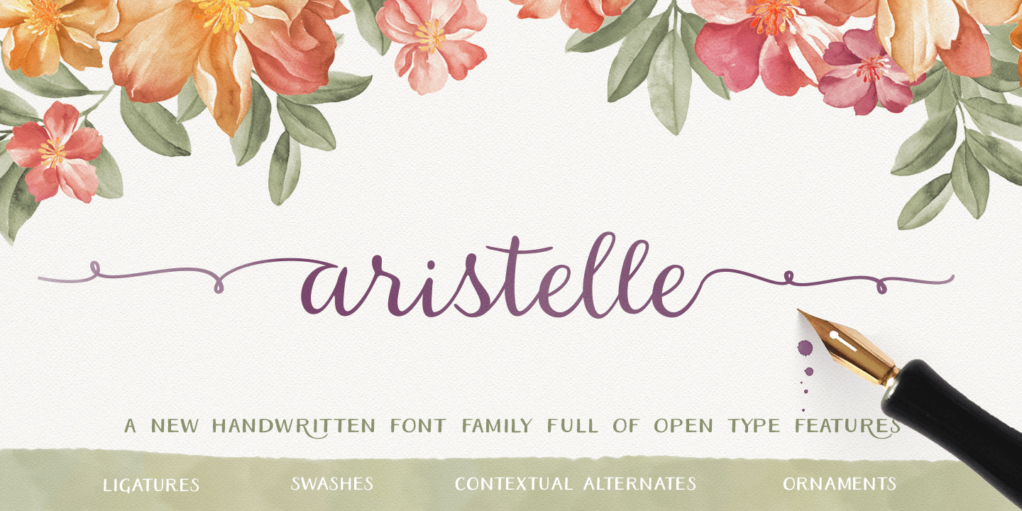 Aristelle Font Poster #1