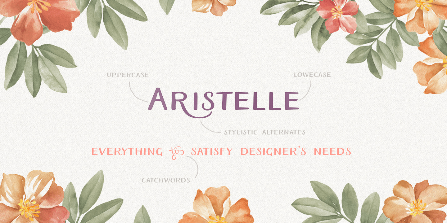 Aristelle Font Poster #1