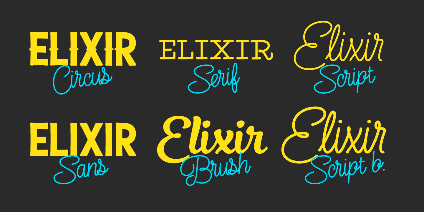 Elixir Font Poster #1