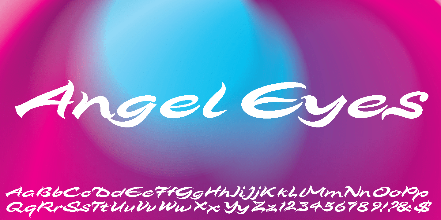 Angel Eyes Font Poster #1