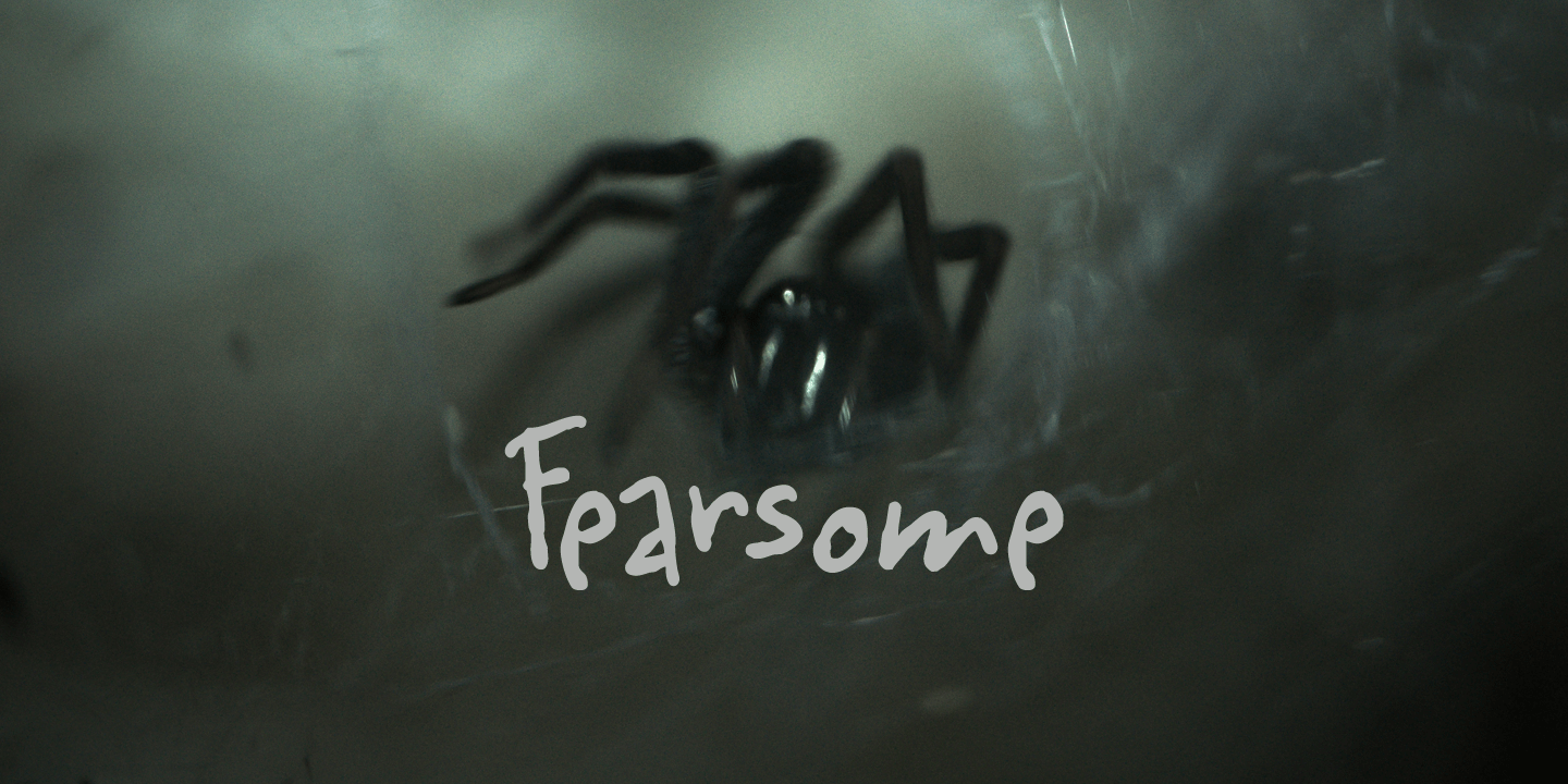 Fearsome Font Poster #1