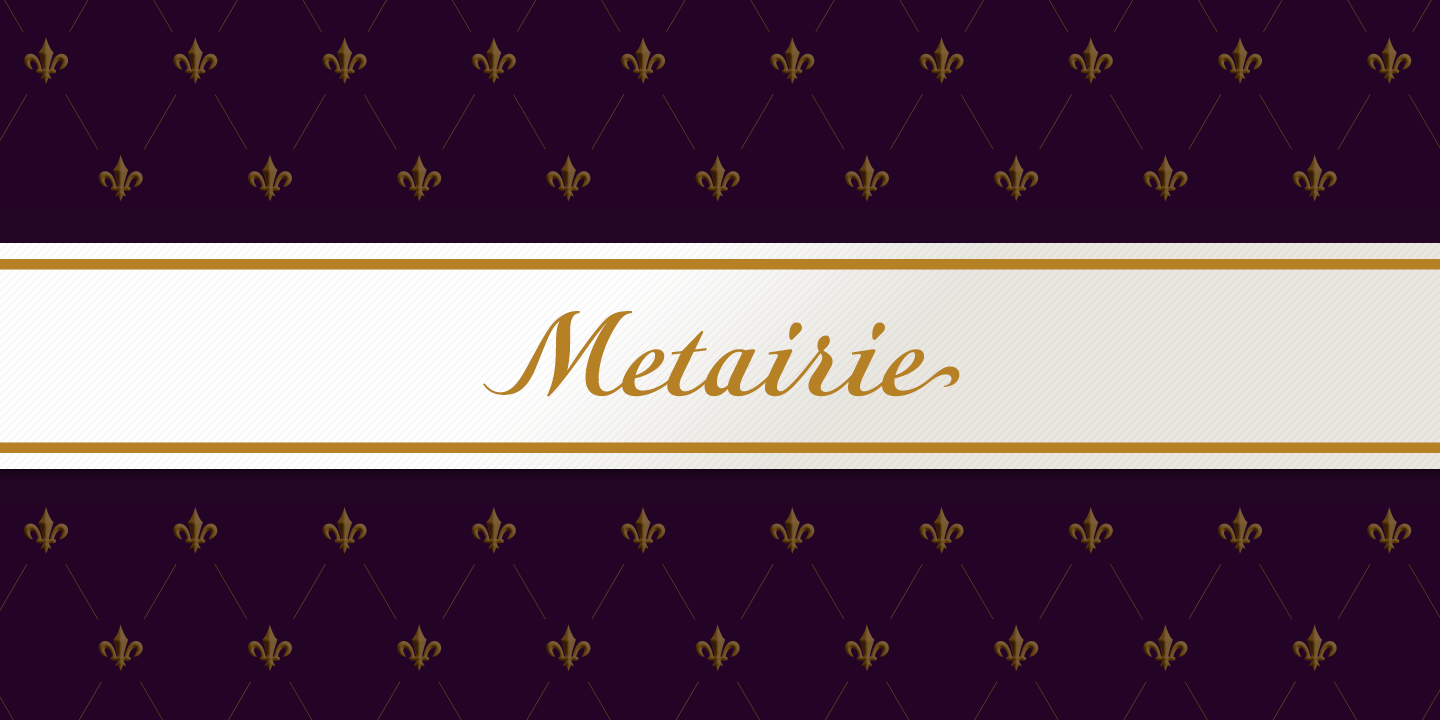 Metairie Font Poster #1