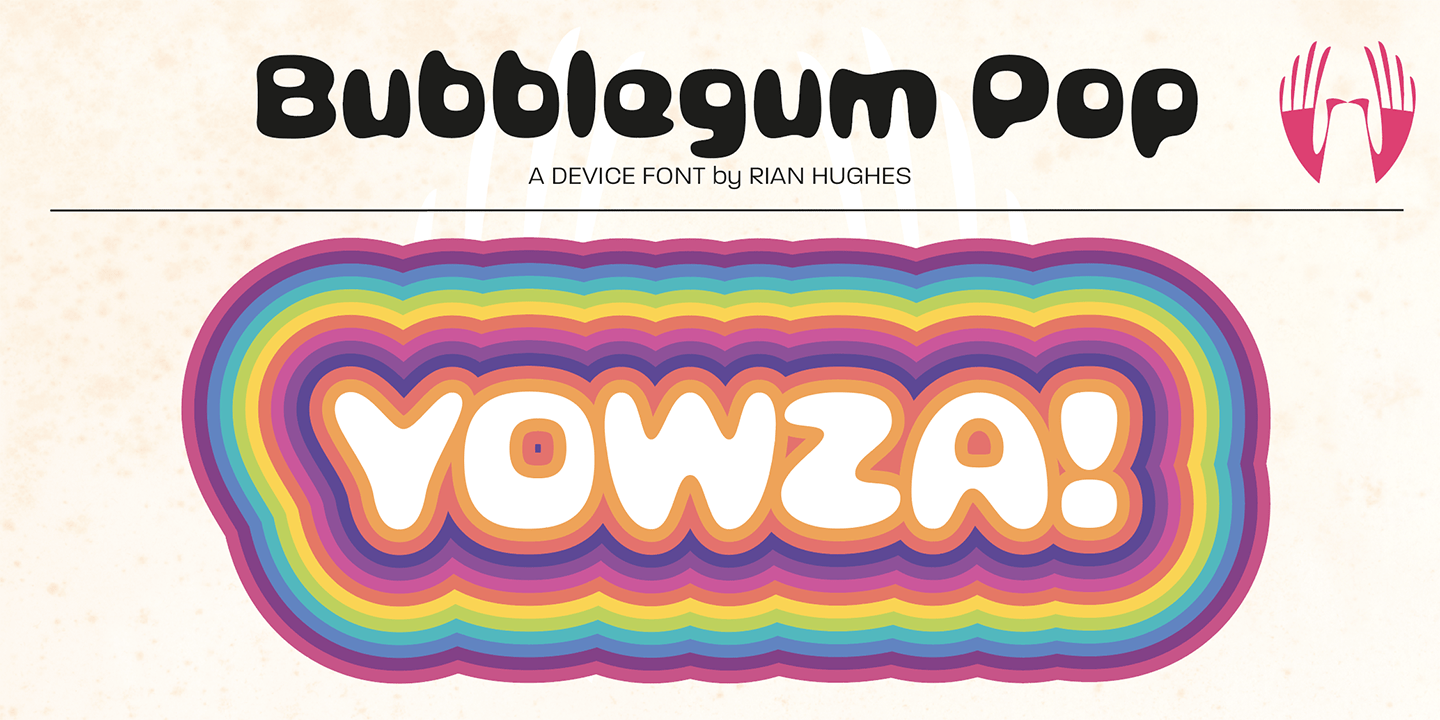 Bubblegum Pop Font Poster #1