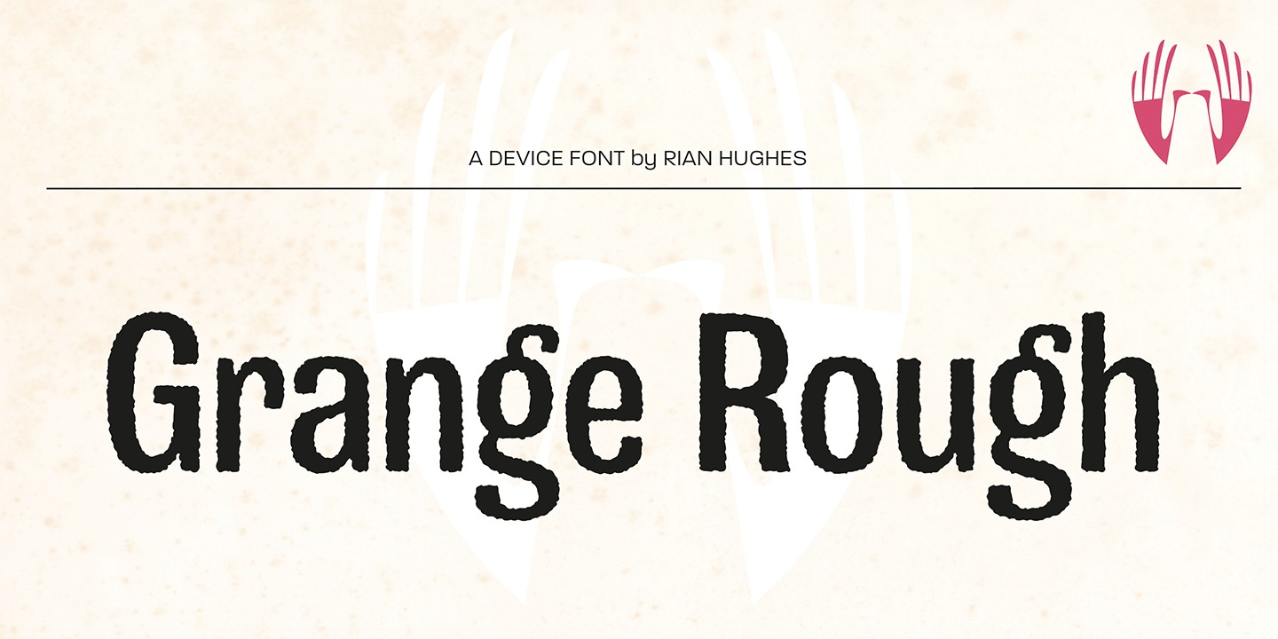 Grange Rough Font Poster #1