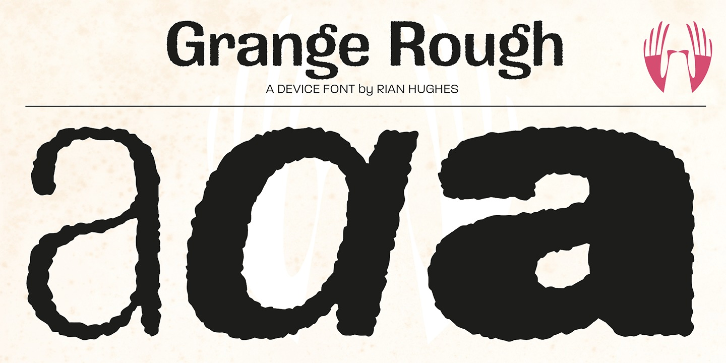 Grange Rough Font Poster #1
