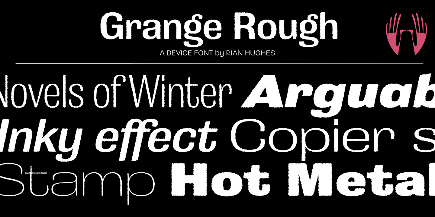 Grange Rough Font Poster #1