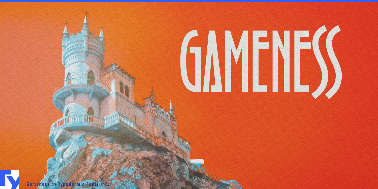 Gameness Font Poster #1